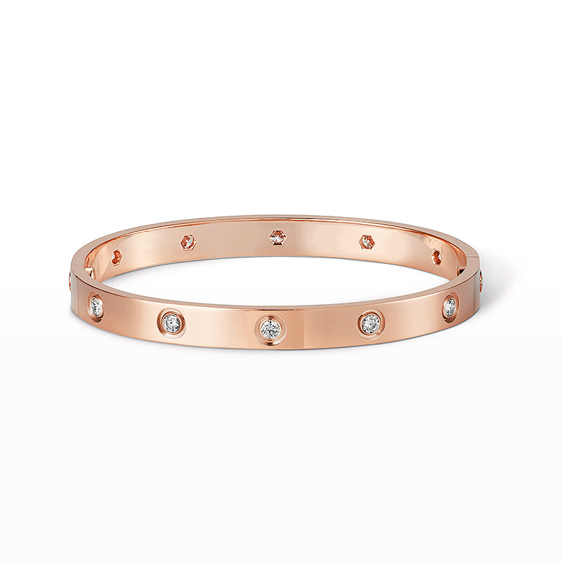 [CA]LOVE BRACELET 6.1MM 10 DIAMONDS