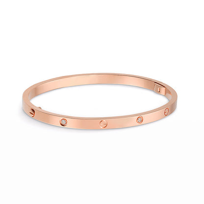 [CA]LOVE BRACELET 3.65MM 6 DIAMONDS