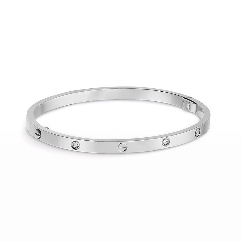 [CA]LOVE BRACELET 3.65MM 6 DIAMONDS