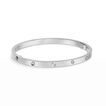 [CA]LOVE BRACELET 3.65MM 6 DIAMONDS