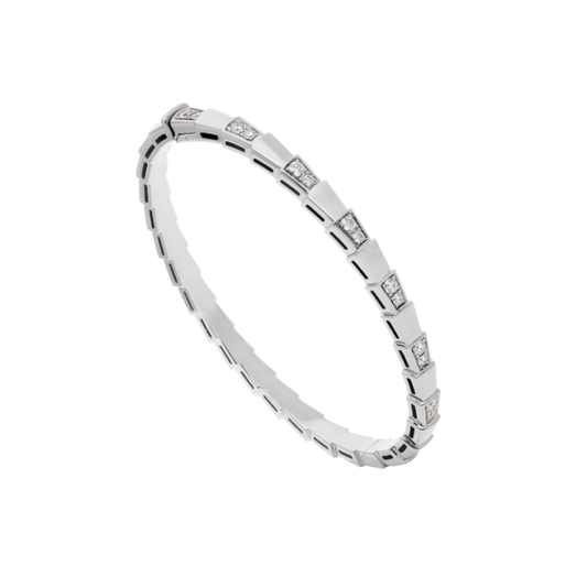 [CA]SERPENTI BRACELET SILVER DIAMOND