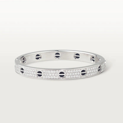 [CA]LOVE BRACELET 6.1MM DIAMOND-PAVED CERAMIC