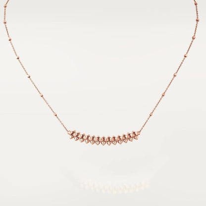 [CA]CLASH PINK GOLD NECKLACE