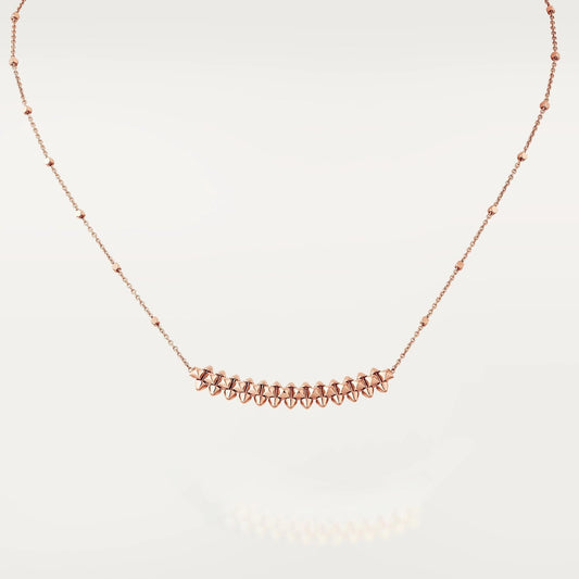 [CA]CLASH PINK GOLD NECKLACE