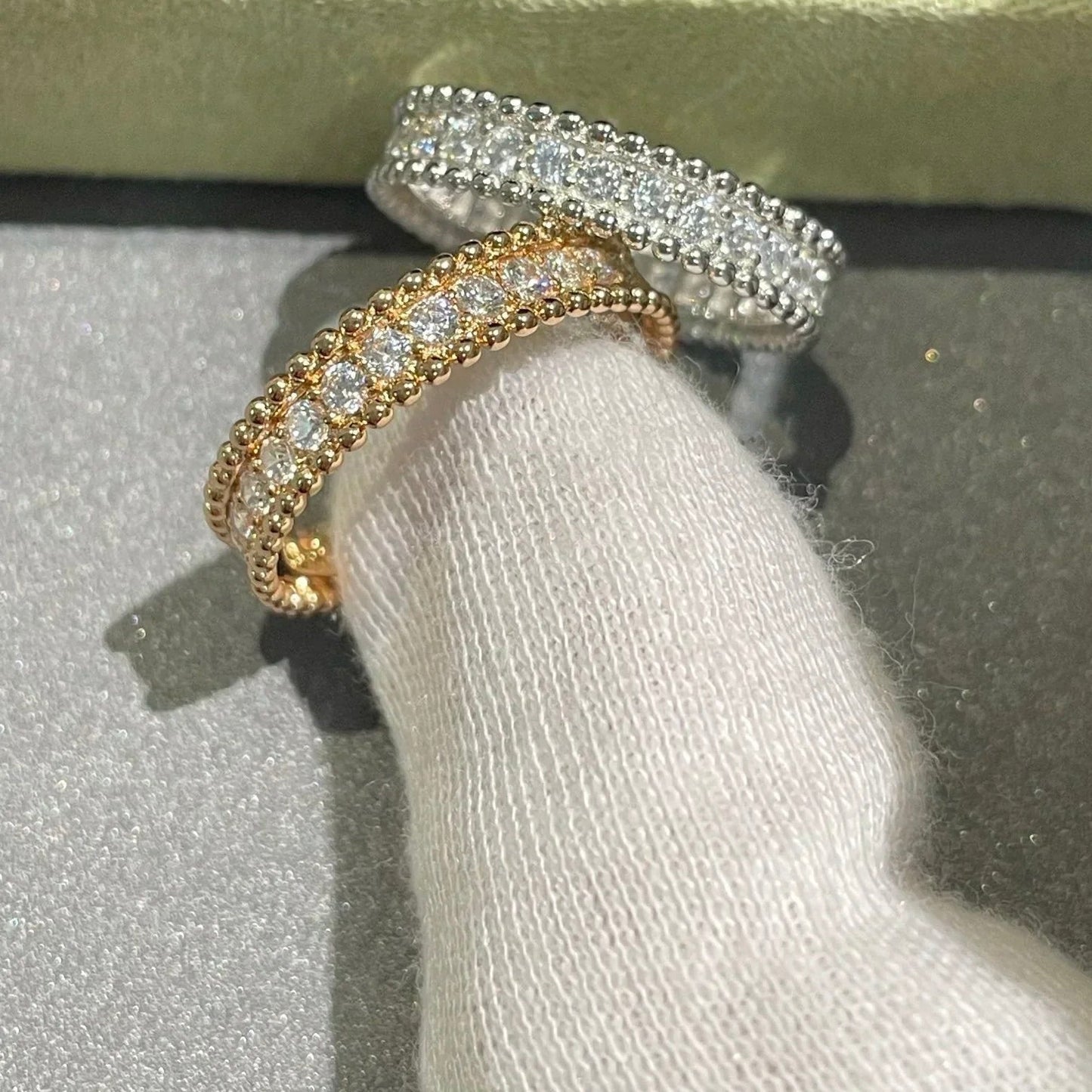 [CA]PERLEE DIAMOND SILVER RING