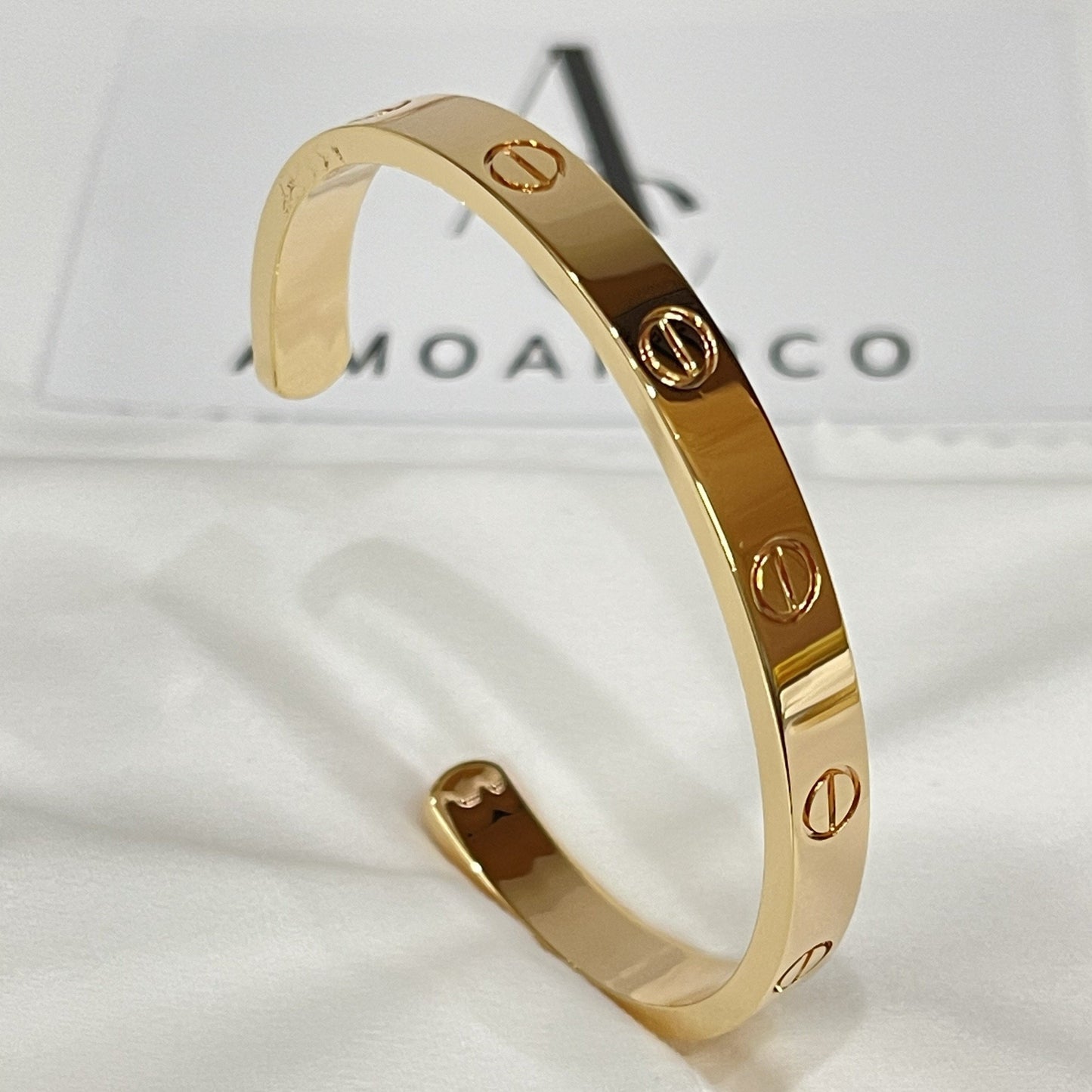 [CA]LOVE BRACELET 6.1MM OPEN CUFF