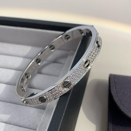 [CA]LOVE BRACELET 6.1MM DIAMOND-PAVED CERAMIC