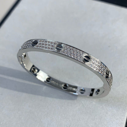 [CA]LOVE BRACELET 6.1MM DIAMOND-PAVED CERAMIC