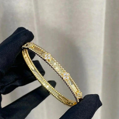 [CA]CLOVER BRACELET 4MM DIAMONDS