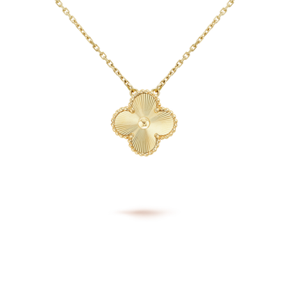 [CA]CLOVER 15MM LASER NECKLACE