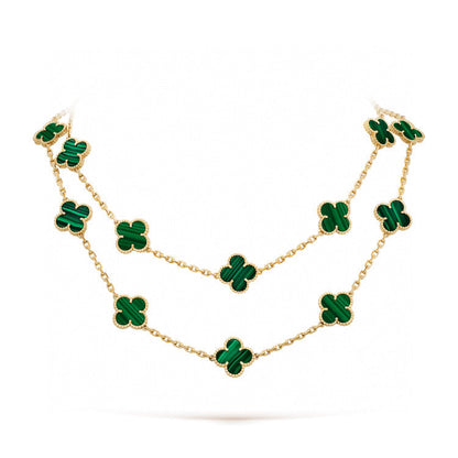 [CA]CLOVER 20 MOTIFS MALACHITE GOLD