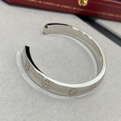 [CA]LOVE BRACELET 6.1MM 1 DIAMOND OPEN CUFF