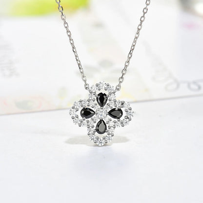 [CA]LOOP NECKLACE FULL MOTIF DIAMOND 16MM MULTIPLE COLORS