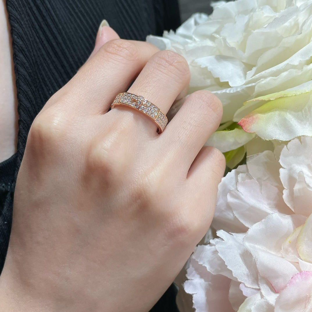 [CA]KELLY PINK GOLD DIAMOND RING