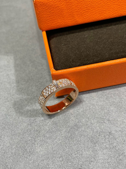 [CA]KELLY PINK GOLD DIAMOND RING