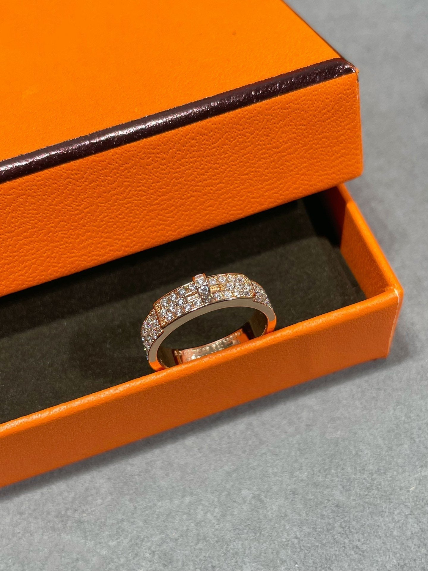 [CA]KELLY PINK GOLD DIAMOND RING