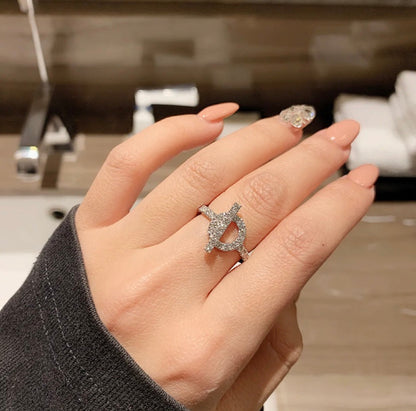 [CA]ECHAPPEE RING SILVER DIAMOND