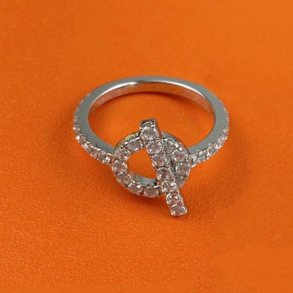 [CA]ECHAPPEE RING SILVER DIAMOND