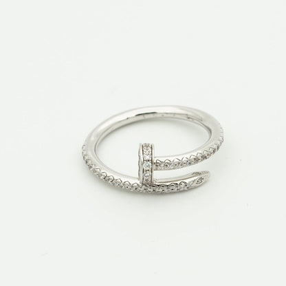 [CA]JUSTE RING 1.8MM SILVER DIAMONDS