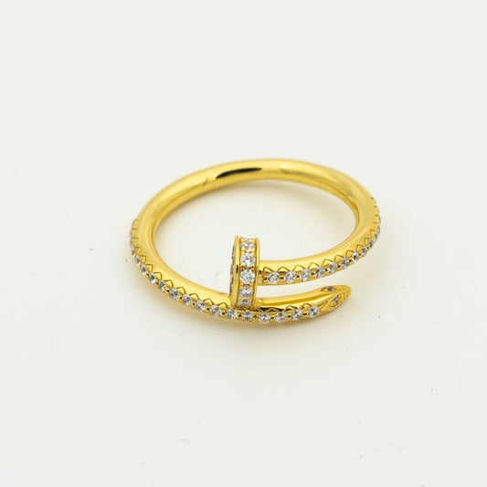 [CA]JUSTE RING 1.8MM GOLD DIAMONDS