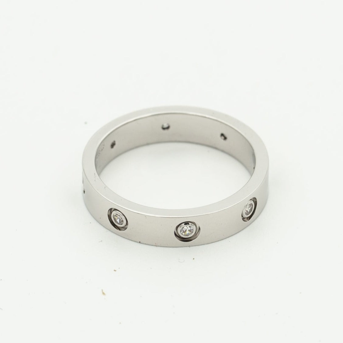 [CA]LOVE RING 3.6MM 8 DIAMONDS