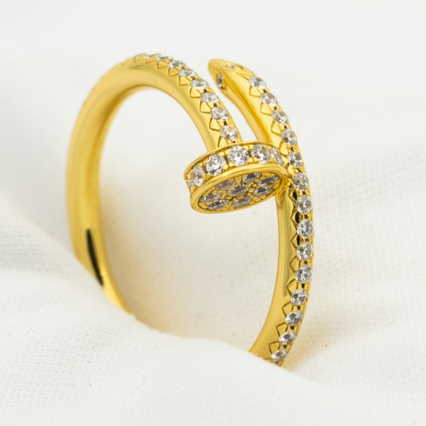 [CA]JUSTE RING 1.8MM GOLD DIAMONDS