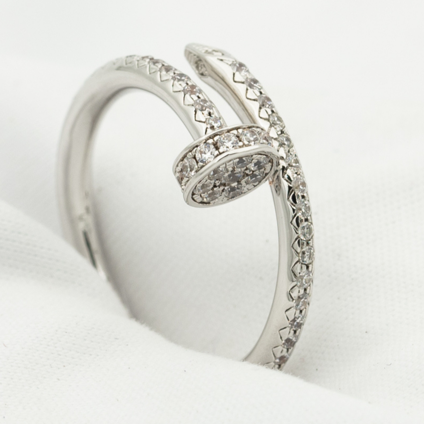 [CA]JUSTE RING 1.8MM SILVER DIAMONDS