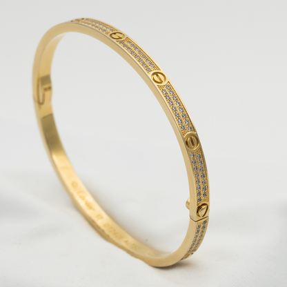 [CA]LOVE BRACELET 3.65MM DIAMOND-PAVED