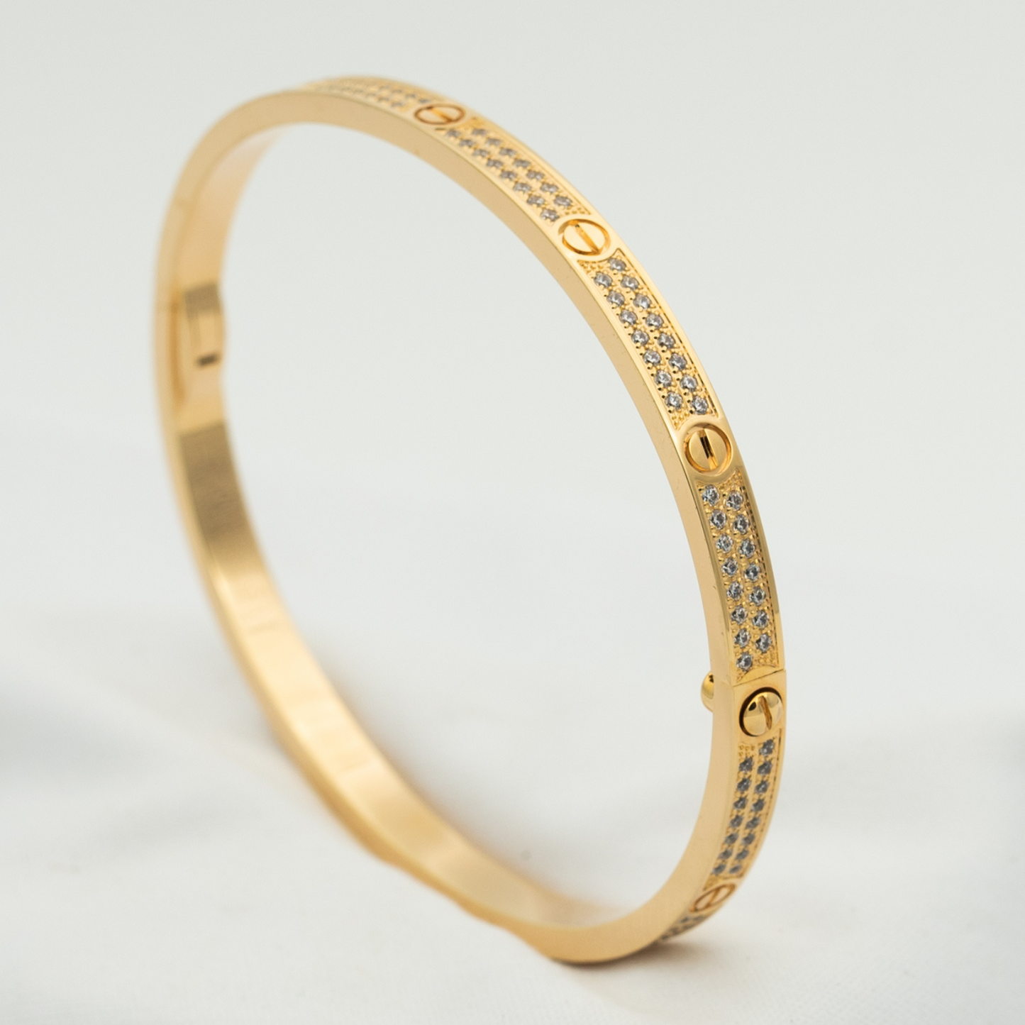 [CA]LOVE BRACELET 3.65MM DIAMOND-PAVED