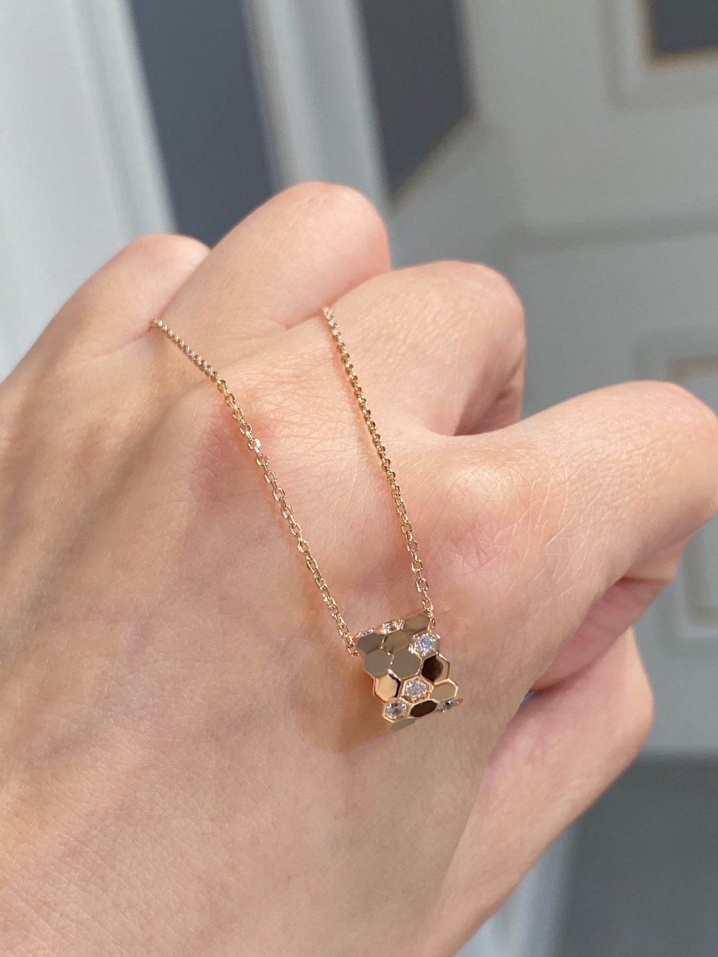 [CA]BEE LOVE DIAMOND NECKLACE