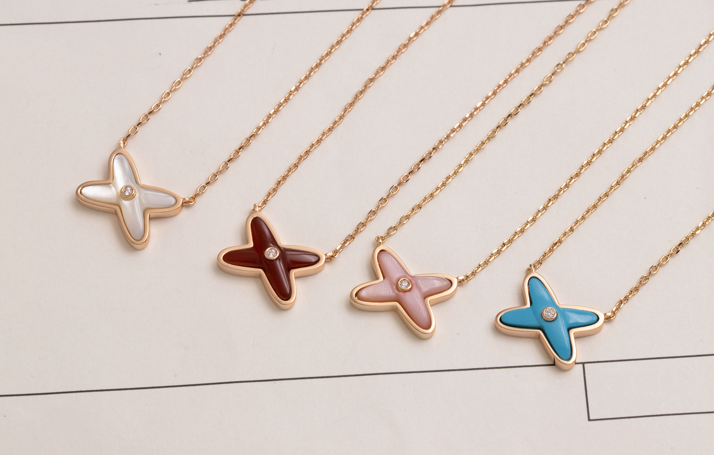 [CA]JEUX DE NECKLACE 1 DIAMOND