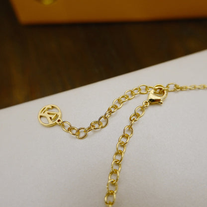 [CA]BLOOMING SUPPLE NECKLACE BRASS