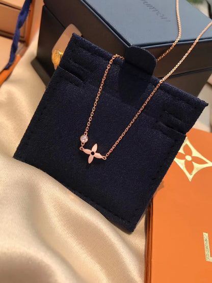 [CA]BLOSSOM PENDANT PINK GOLD AND DIAMOND