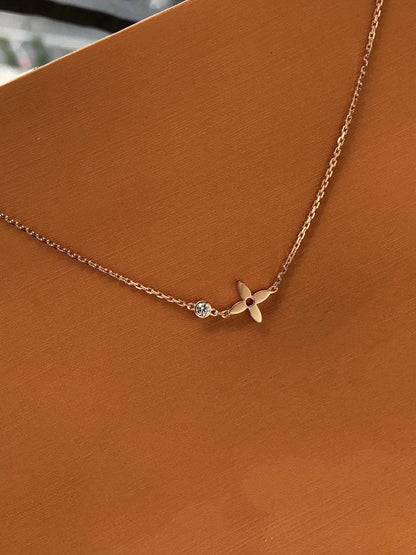 [CA]BLOSSOM PENDANT PINK GOLD AND DIAMOND