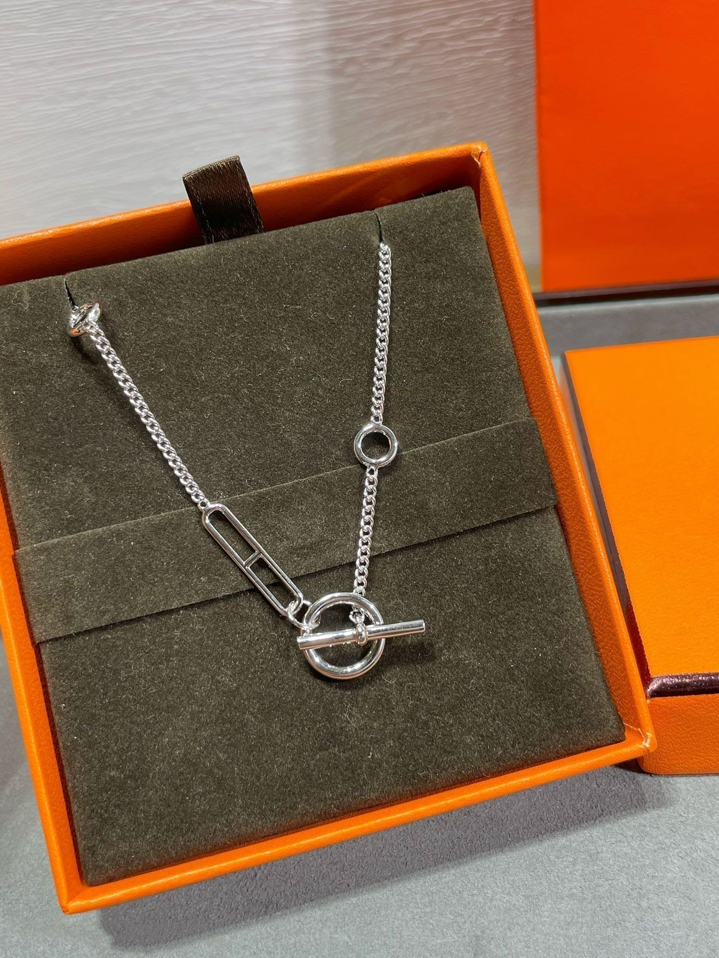 [CA]HM STERLING CHAINE D'ANCRE HEART