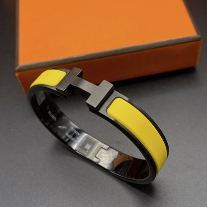 [CA]CLIC HM SO BLACK YELLOW BRACELET