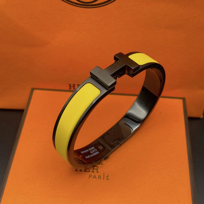 [CA]CLIC HM SO BLACK YELLOW BRACELET