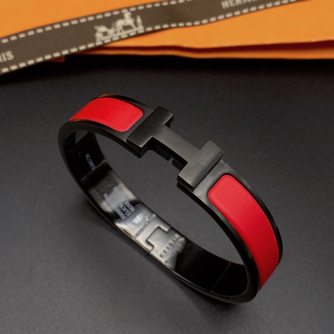 [CA]CLIC HM SO BLACK RED BRACELET