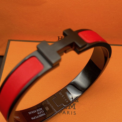 [CA]CLIC HM SO BLACK RED BRACELET