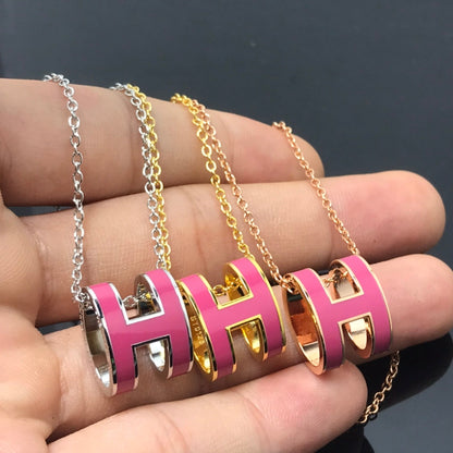 [CA]H NECKLACE PINK