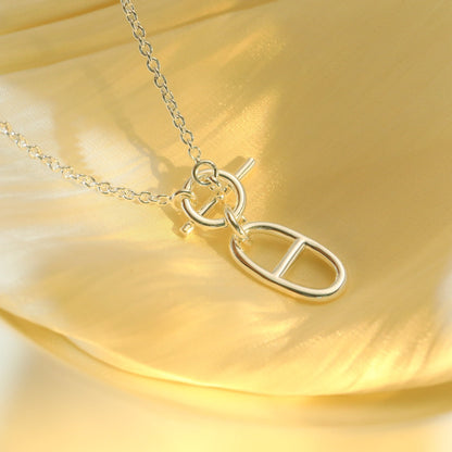 [CA]HM CHAINE D'ANCRE PENDANT NECKLACE STERLING SILVER