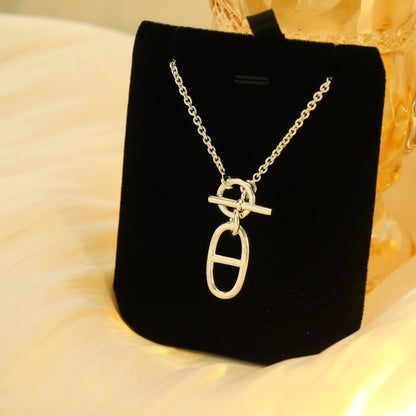 [CA]HM CHAINE D'ANCRE PENDANT NECKLACE STERLING SILVER