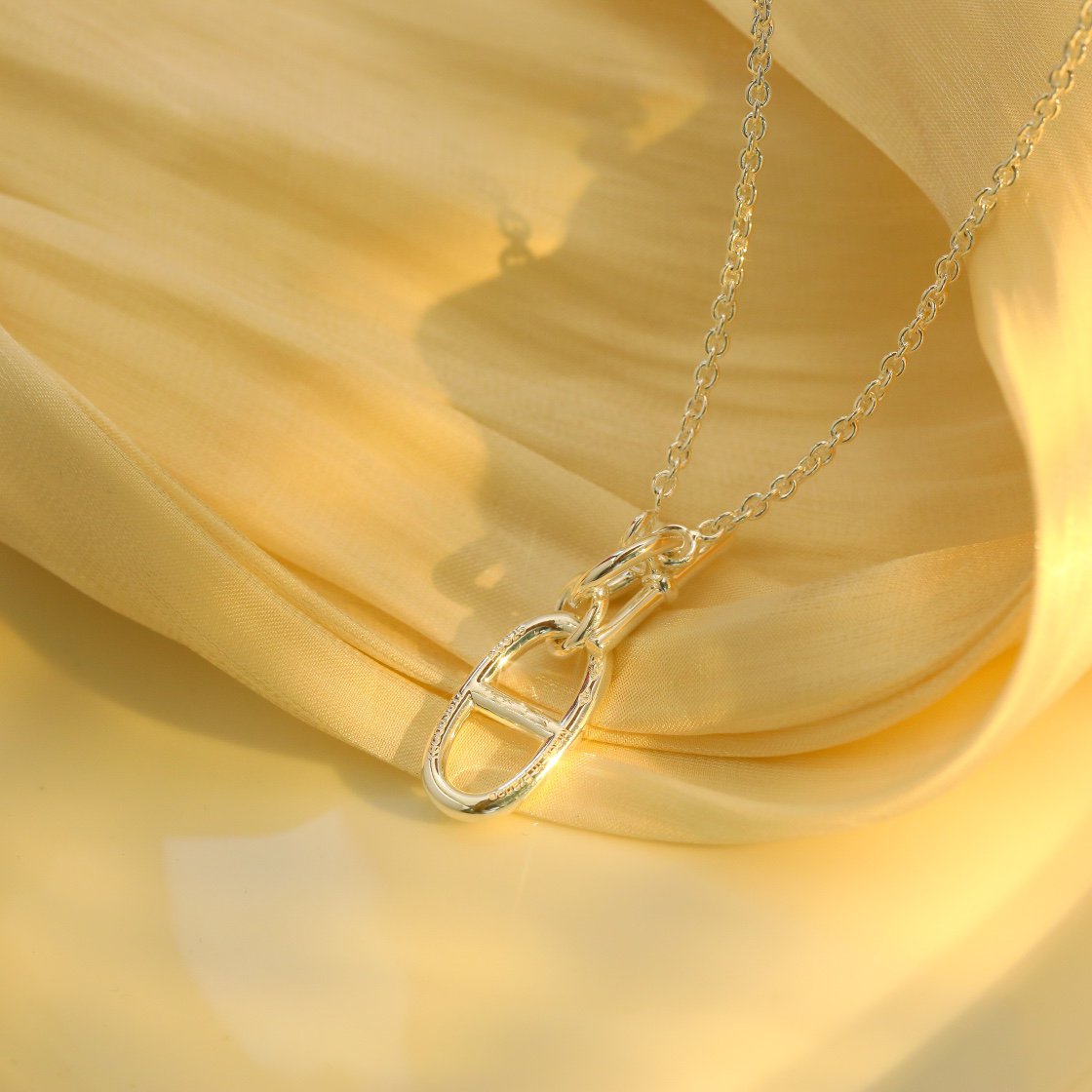 [CA]HM CHAINE D'ANCRE PENDANT NECKLACE STERLING SILVER