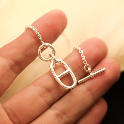 [CA]HM CHAINE D'ANCRE PENDANT NECKLACE STERLING SILVER