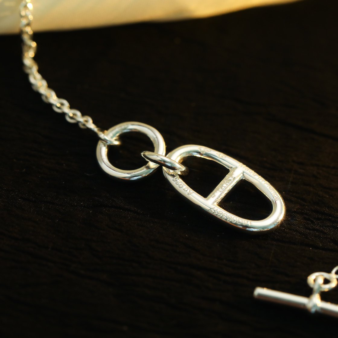 [CA]HM CHAINE D'ANCRE PENDANT NECKLACE STERLING SILVER