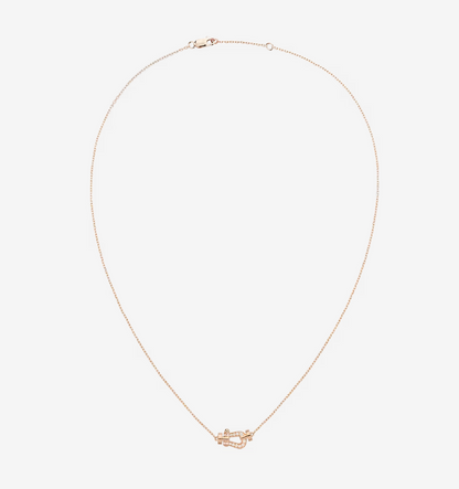 [CA]FORCE 10 DIAMOND PINK GOLD NECKLACE MINI MODEL