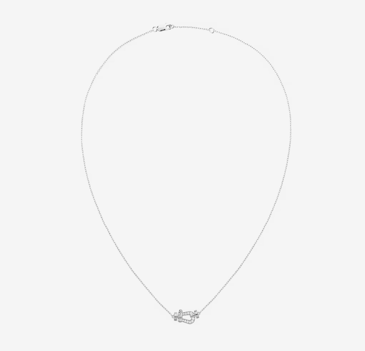 [CA]FORCE 10 DIAMOND SILVER NECKLACE MINI MODEL