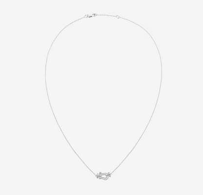 [CA]FORCE 10 DIAMOND SILVER NECKLACE MINI MODEL