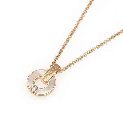 [CA]GARI NECKLACE PINK GOLD MOP