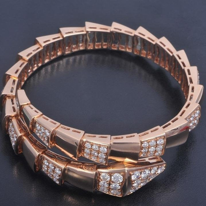 [CA]SERPENTI BRACELET PINK GOLD DIAMOND